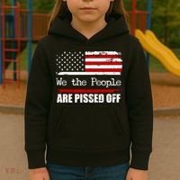 We The People Are Pissed Pro American Kids Hoodie thumb 3