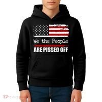 We The People Are Pissed Pro American Kids Hoodie thumb 4