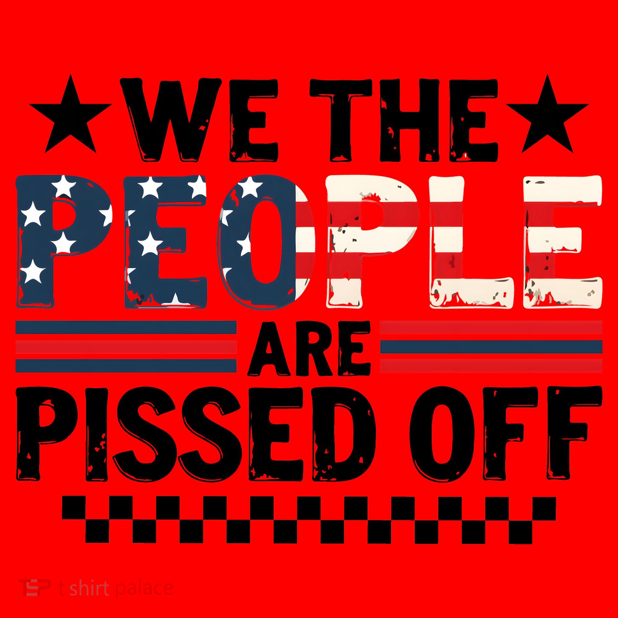 We The People Are Pissed Off Santa Hat