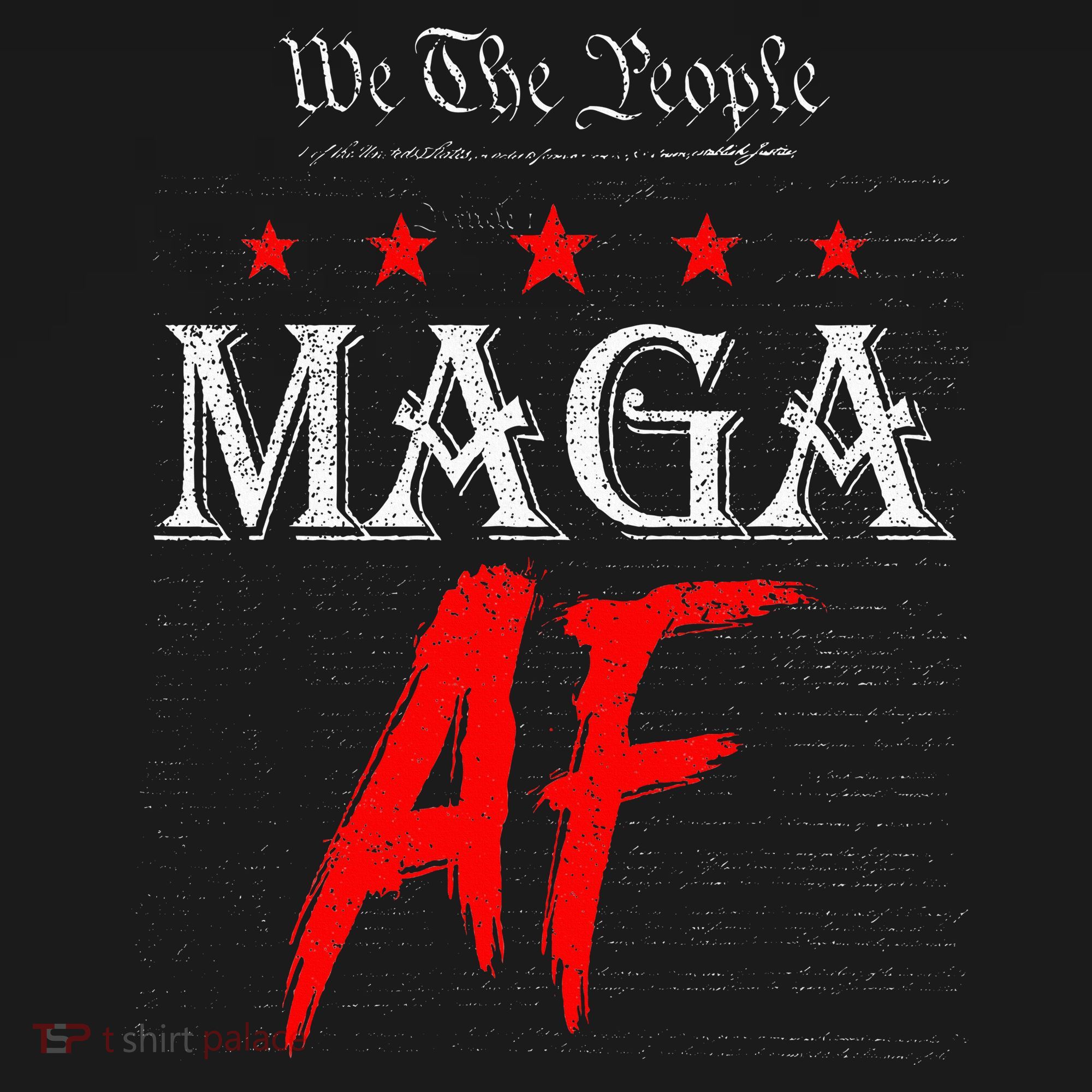 We The People Maga Af Us Flag We The People Maga Af Sweatshirt