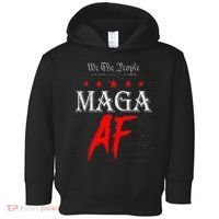 We The People Maga Af Us Flag We The People Maga Af Toddler Hoodie thumb 0