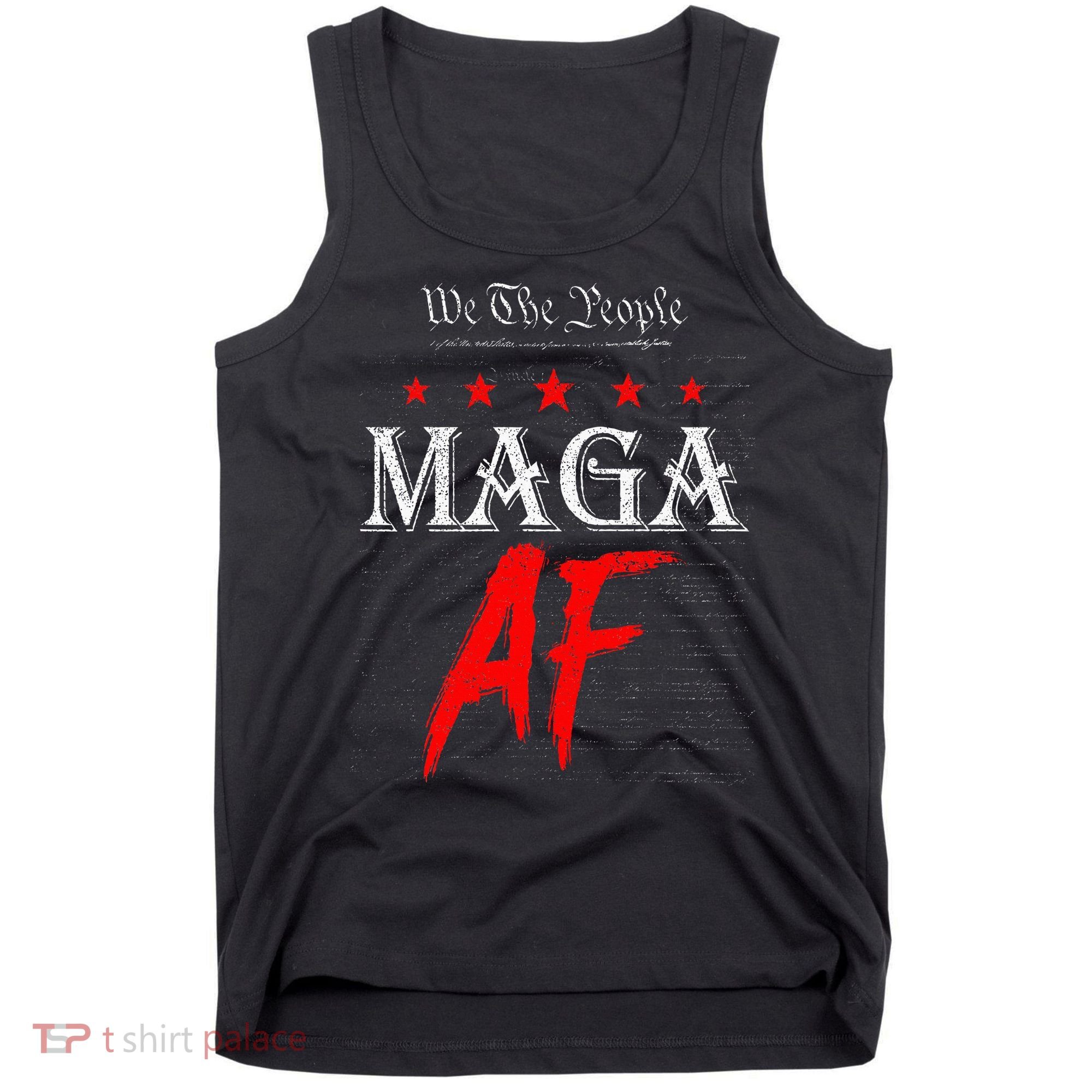 We The People Maga Af Us Flag We The People Maga Af Tank Top