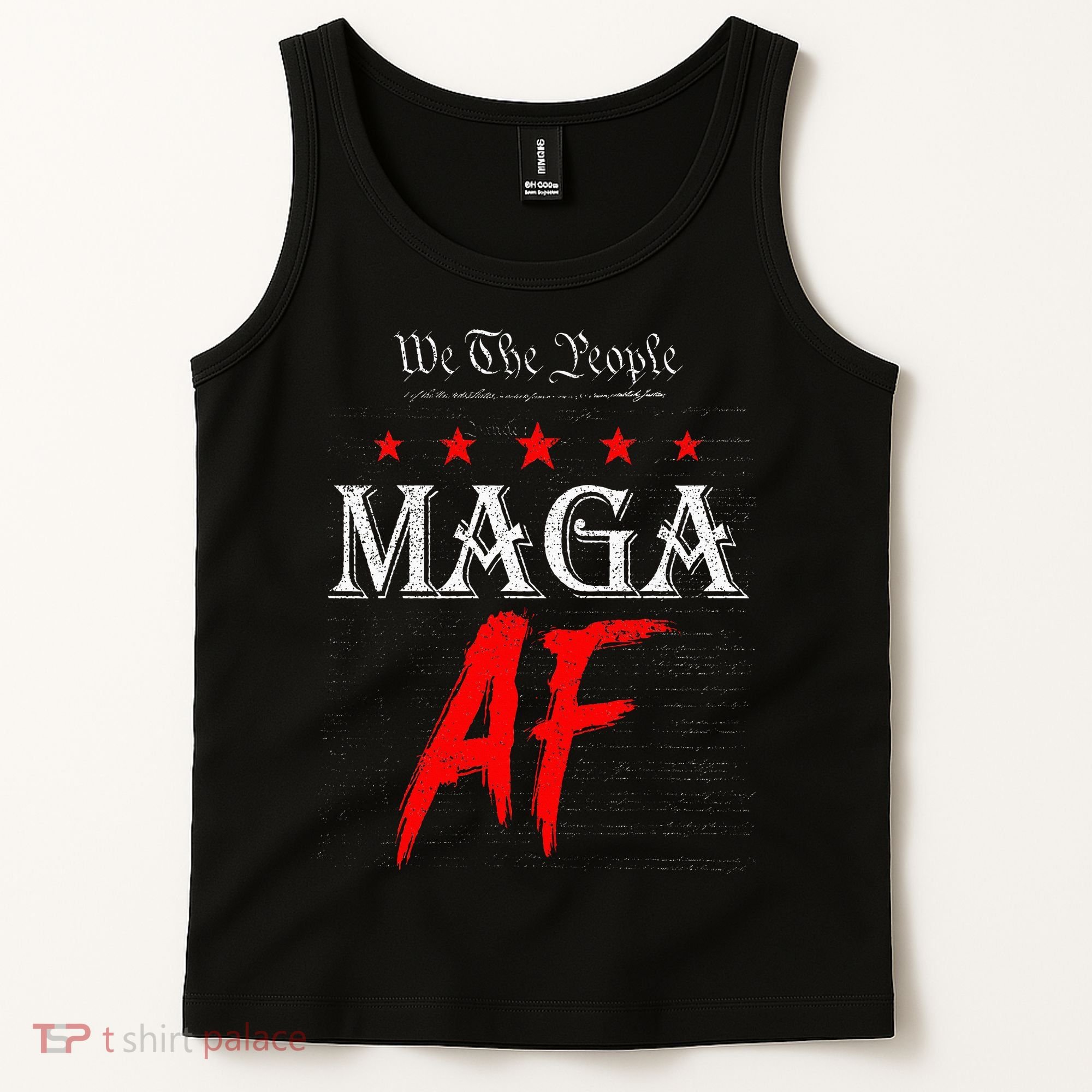 We The People Maga Af Us Flag We The People Maga Af Tank Top