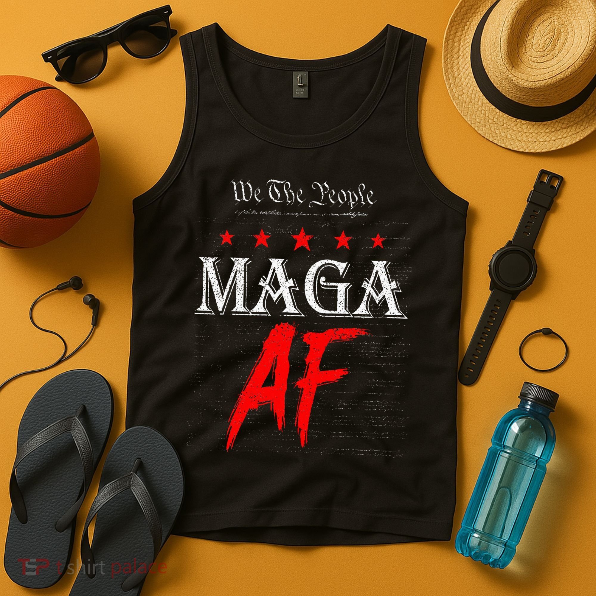 We The People Maga Af Us Flag We The People Maga Af Tank Top