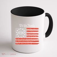 We The People American Flag Constitution Coffee Mug thumb 1