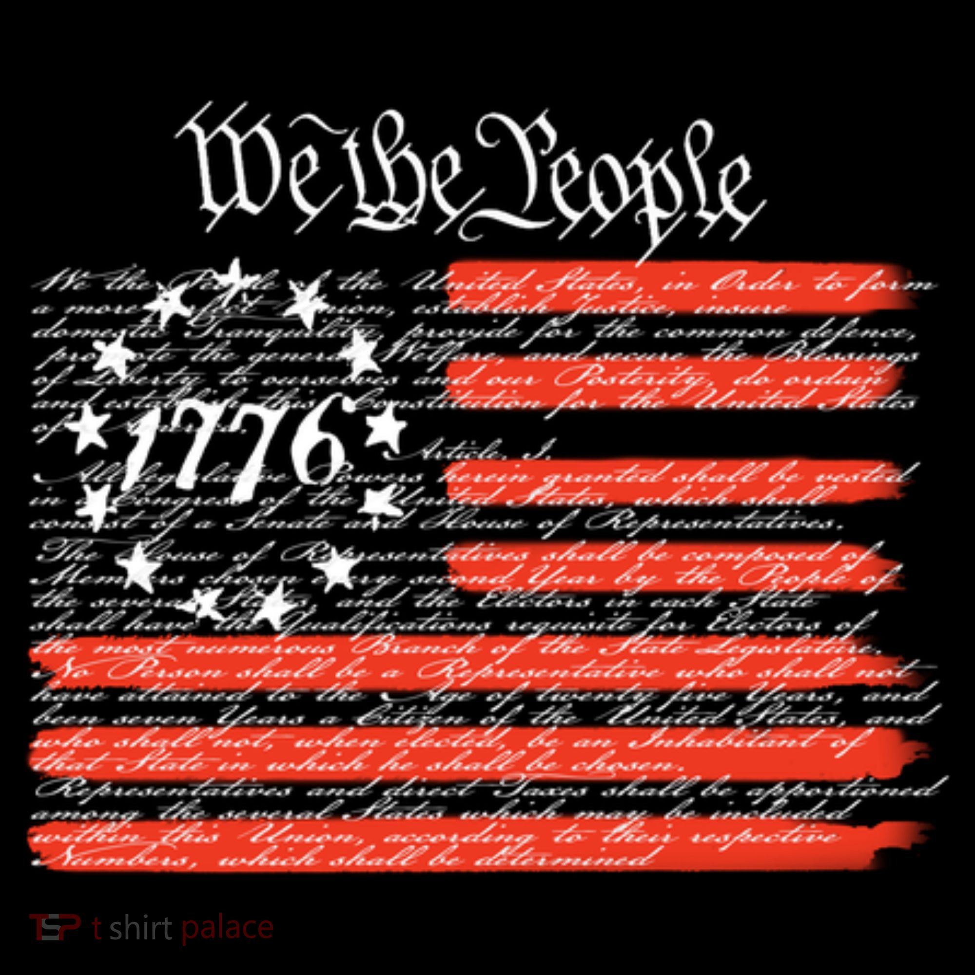 We The People American Flag Constitution Coffee Mug