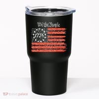 We The People American Flag Constitution Tumbler thumb 0