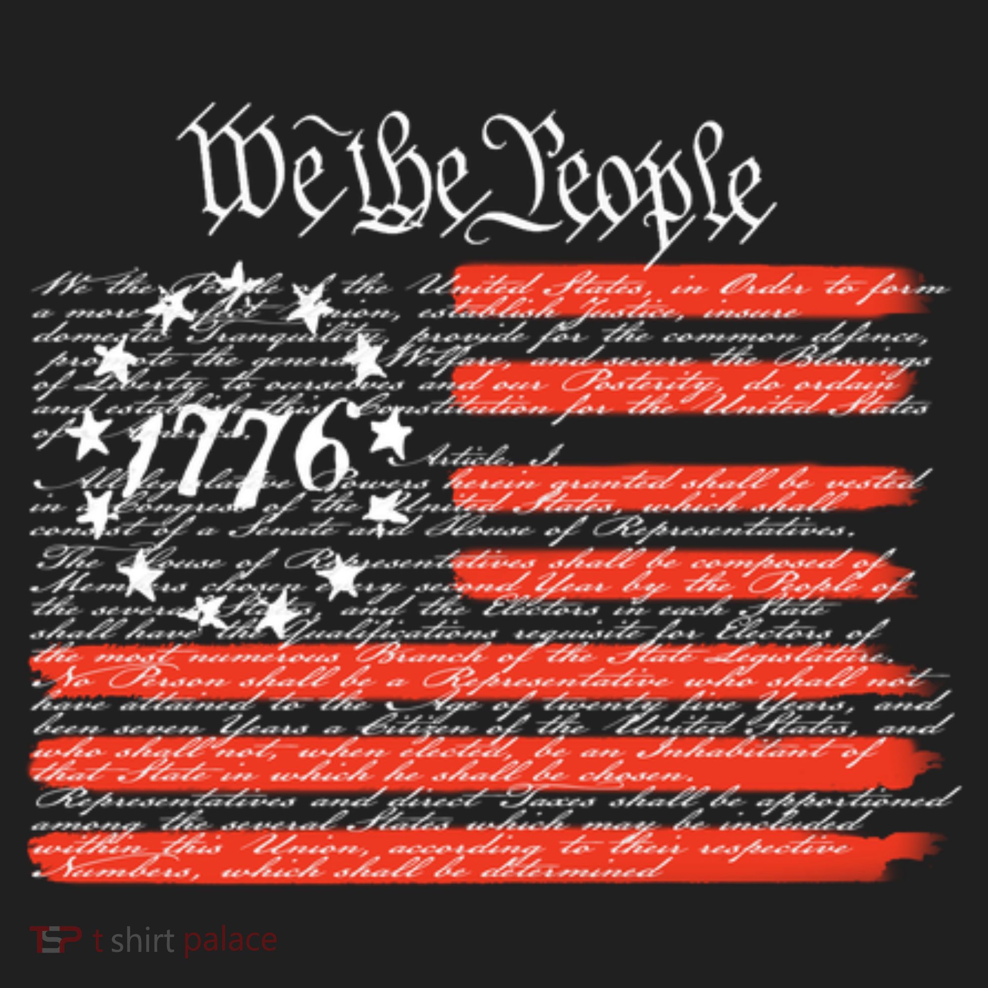 We The People American Flag Constitution Tumbler