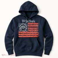 We The People American Flag Constitution Hoodie thumb 0