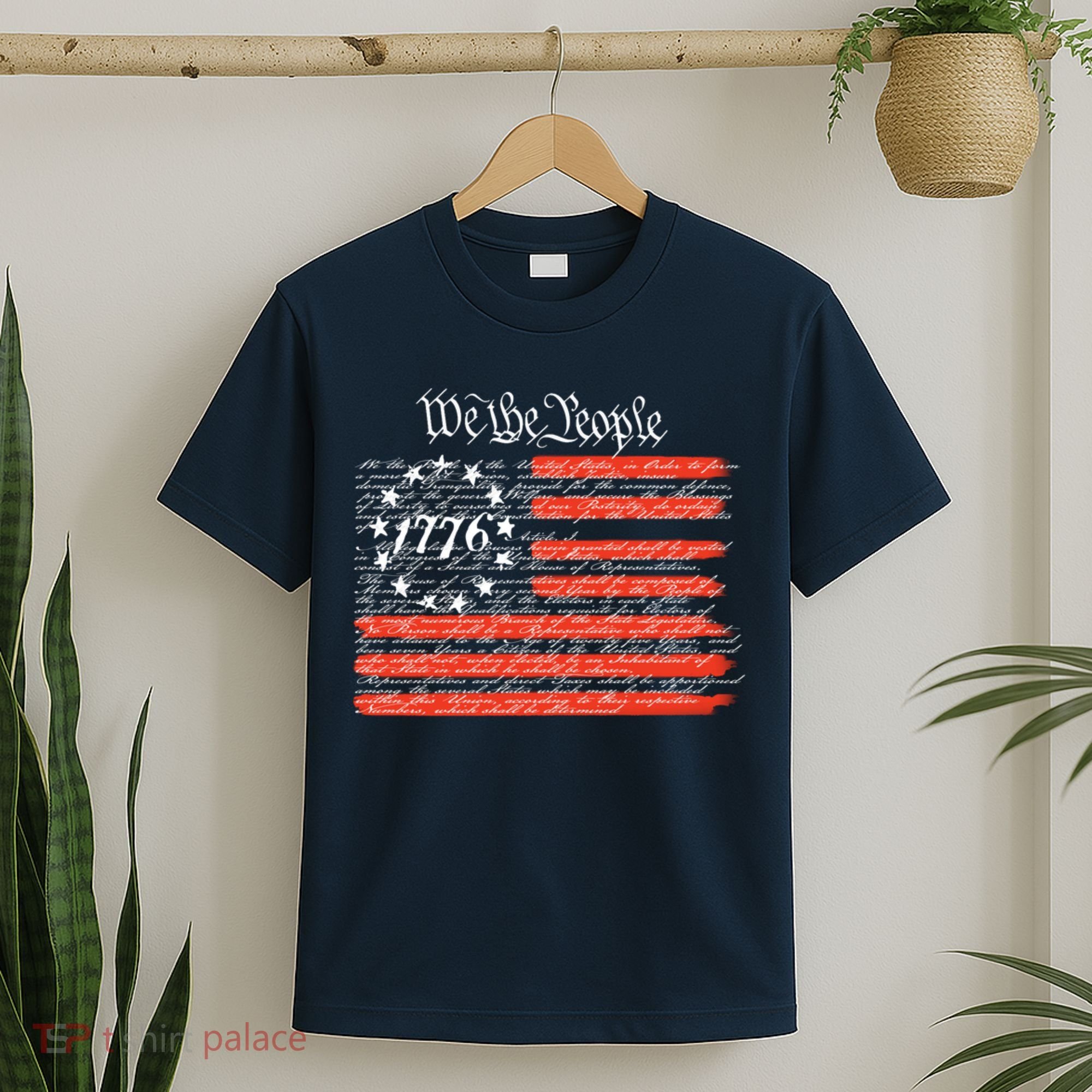 We The People American Flag Constitution T-Shirt
