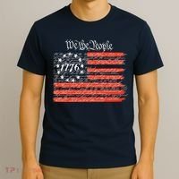 We The People American Flag Constitution T-Shirt thumb 3