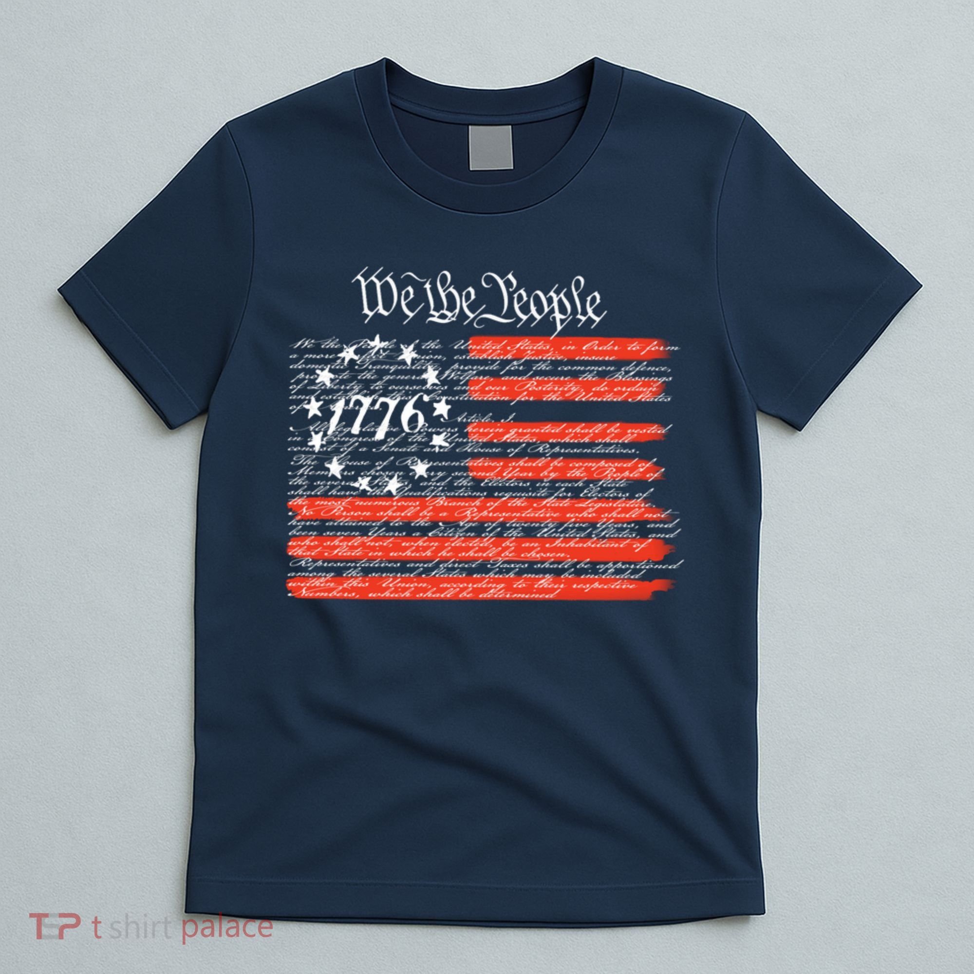 We The People American Flag Constitution T-Shirt