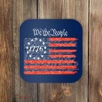 We The People American Flag Constitution Coaster thumb 0