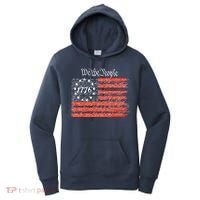 We The People American Flag Constitution Women's Hoodie thumb 0