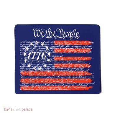 We The People American Flag Constitution Mousepad