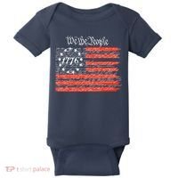 We The People American Flag Constitution Baby Bodysuit thumb 0