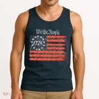 We The People American Flag Constitution Tank Top thumb 3