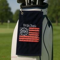 We The People American Flag Constitution Golf Towel thumb 2