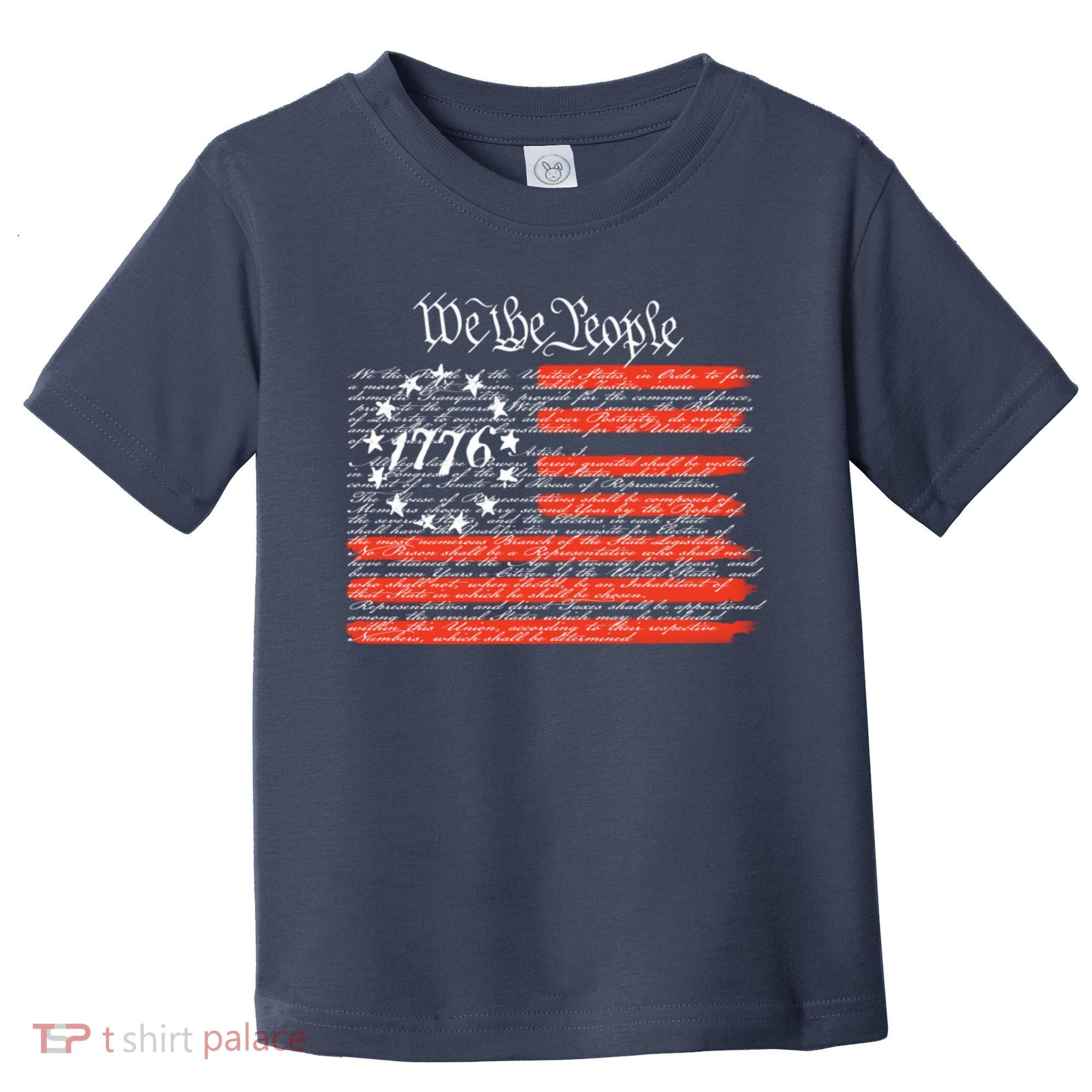 We The People American Flag Constitution Toddler T-Shirt