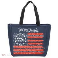We The People American Flag Constitution Tote Bag thumb 0