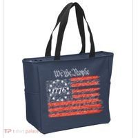 We The People American Flag Constitution Tote Bag thumb 2