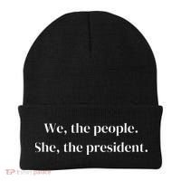 We The People She The President Vote Her In Beanie thumb 0
