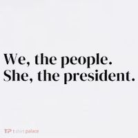 We The People. She The President Women's Long Sleeve Shirt thumb 2