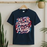 We The People Like To Party Patriotic USA America  T-Shirt thumb 2