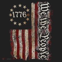 We The People 1776 American Flag 4th Of July  Women's Sweatshirt thumb 2