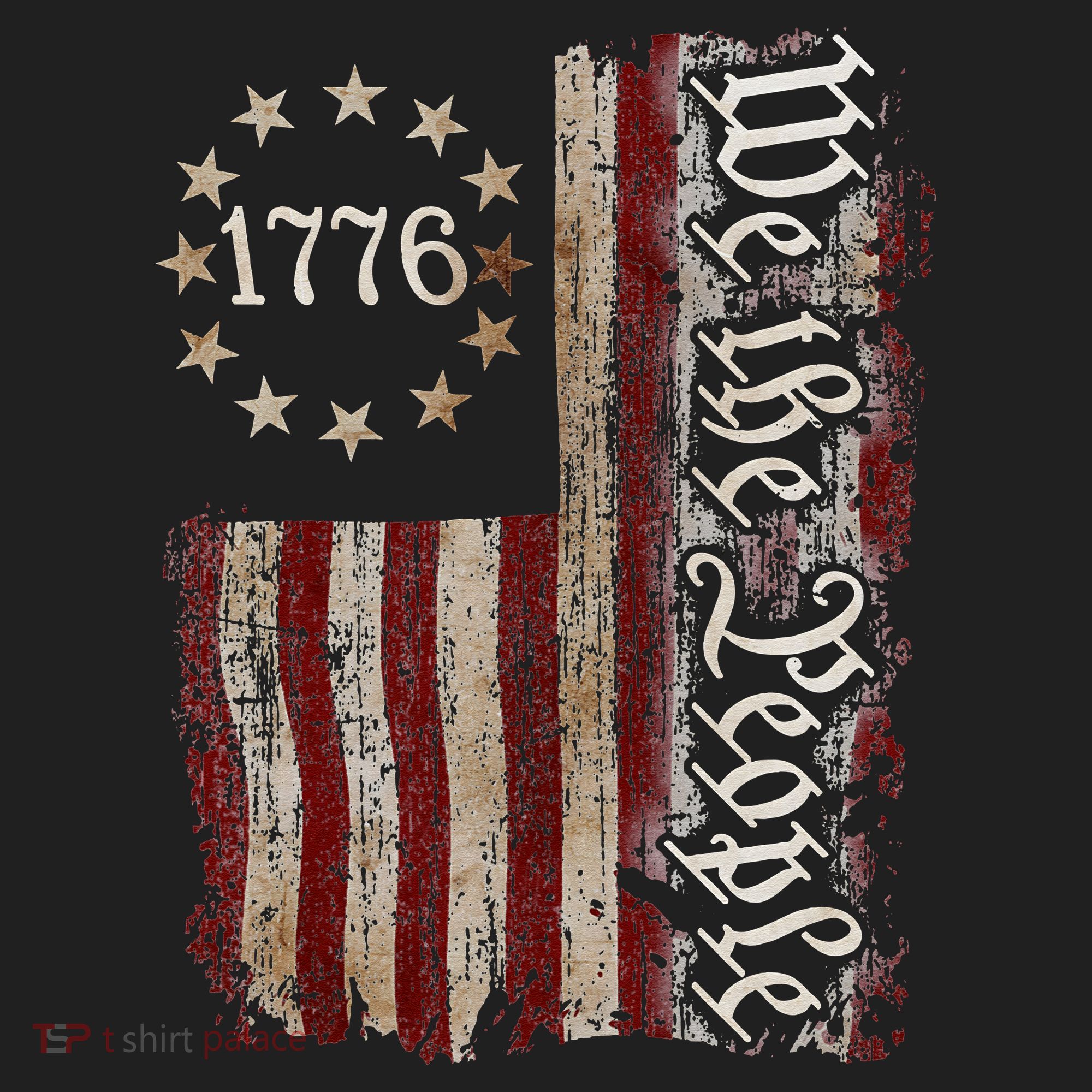 We The People 1776 American Flag 4th Of July  Women's Sweatshirt