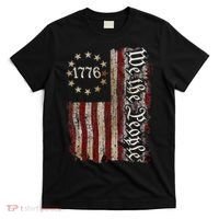 We The People 1776 American Flag 4th Of July  T-Shirt thumb 0