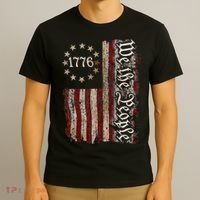 We The People 1776 American Flag 4th Of July  T-Shirt thumb 3