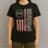 We The People 1776 American Flag 4th Of July  T-Shirt thumb 4