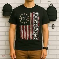 We The People 1776 American Flag 4th Of July  T-Shirt thumb 6