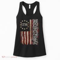 We The People 1776 American Flag 4th Of July  Women's Tank Top thumb 0