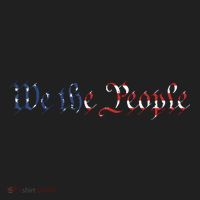 We The People US Constitution 1776 Freedom American Flag Five-Panel Snapback Cap thumb 2