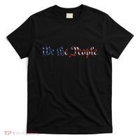 We The People US Constitution 1776 Freedom American Flag T-Shirt thumb 0