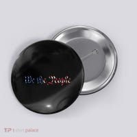 We The People US Constitution 1776 Freedom American Flag Button thumb 0
