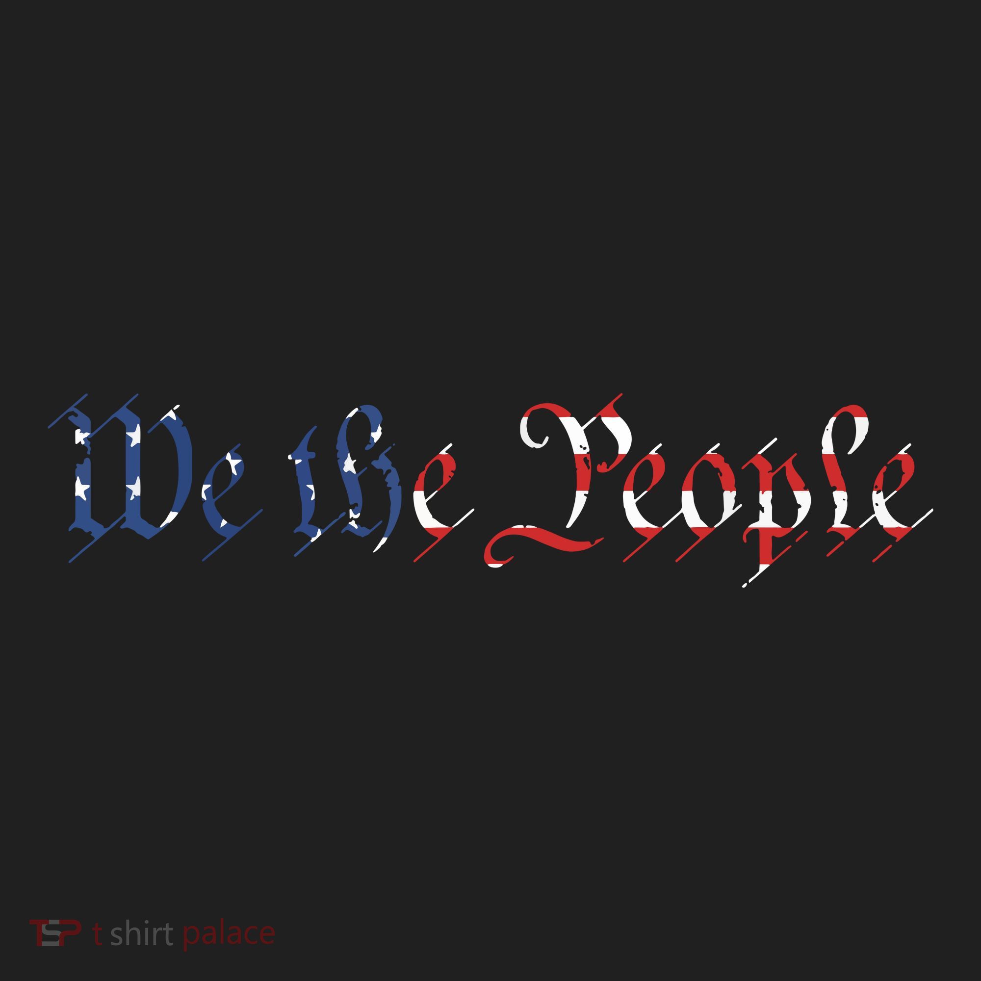 We The People US Constitution 1776 Freedom American Flag Beanie