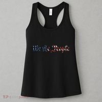 We The People US Constitution 1776 Freedom American Flag Women's Tank Top thumb 3