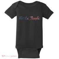 We The People US Constitution 1776 Freedom American Flag Baby Bodysuit thumb 0