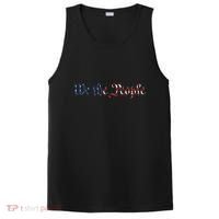 We The People US Constitution 1776 Freedom American Flag PosiCharge Competitor Tank thumb 0