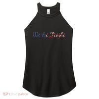 We The People US Constitution 1776 Freedom American Flag Women's Perfect Tri Rocker Tank thumb 0