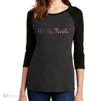 We The People US Constitution 1776 Freedom American Flag Women's Tri-Blend 3/4-Sleeve Raglan Shirt thumb 2