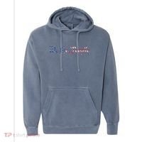 We The People US Constitution 1776 Freedom American Flag Comfort Colors Garment-Dyed Hooded Sweatshirt thumb 0
