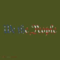 We The People US Constitution 1776 Freedom American Flag The Baniff Cuffed Pom Beanie thumb 2