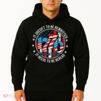 We The People 1776 It Doesn't Need To Be Rewritten Needs It To Be Reread Hoodie thumb 2