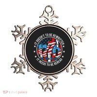 We The People 1776 It Doesn't Need To Be Rewritten Needs It To Be Reread Ornament thumb 0