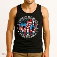 We The People 1776 It Doesn't Need To Be Rewritten Needs It To Be Reread Tank Top thumb 3