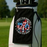 We The People 1776 It Doesn't Need To Be Rewritten Needs It To Be Reread Golf Towel thumb 2
